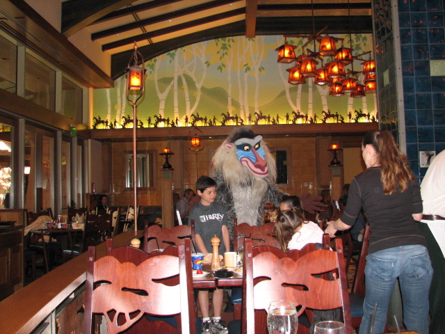 Chip and Dale Critter Breakfast at the Storyteller Cafe