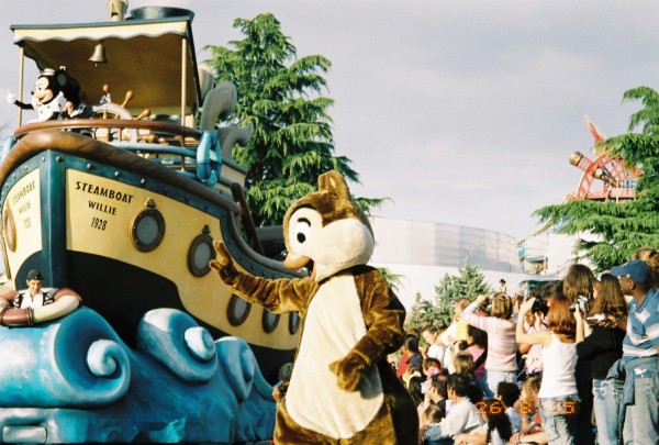Chip with Steamboat Willie