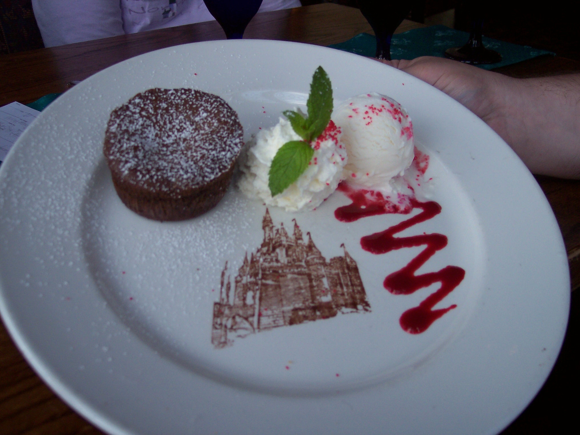 Chocolate cake dessert