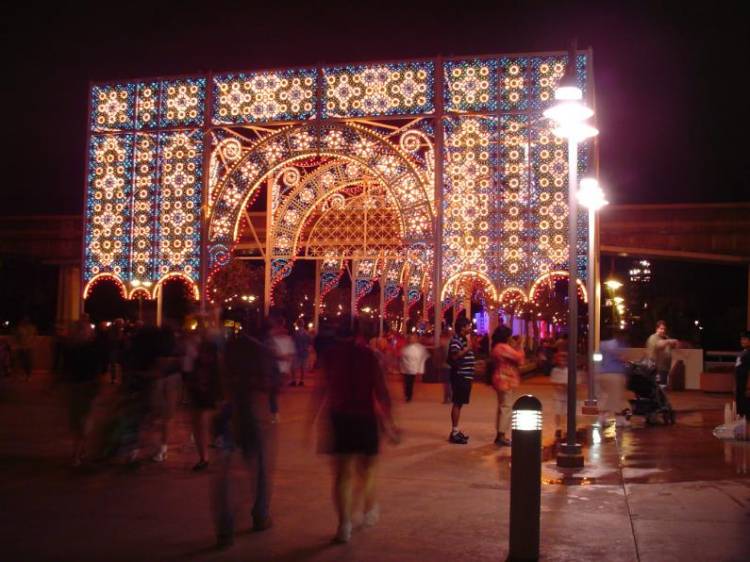 Christmas Lights Arches