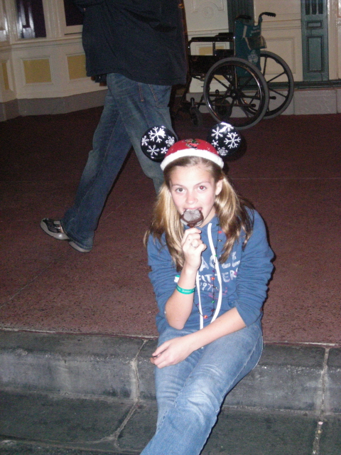 Christmas, Main Street and Mickey Ice Cream!
