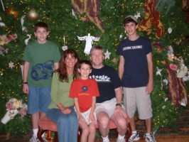 Christmas Photo at the Grand Floridian