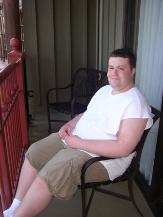 Chuck on Balcony