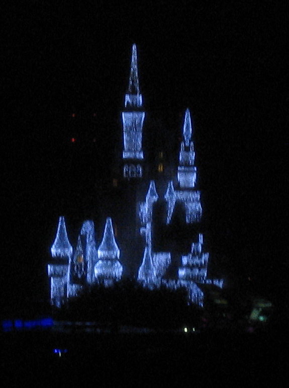 Cinderella Castle Christmas Lights