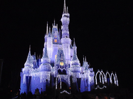 Cinderella Castle in December