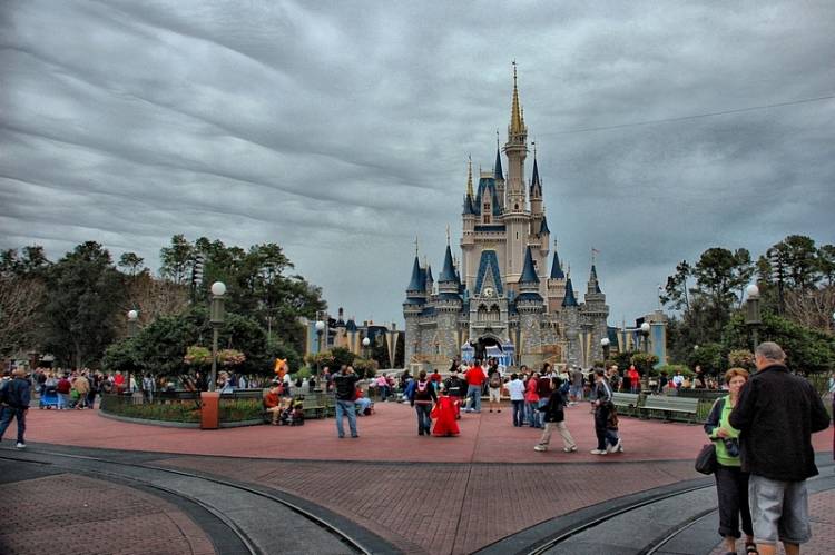 Cinderella Castle Wicked Clouds