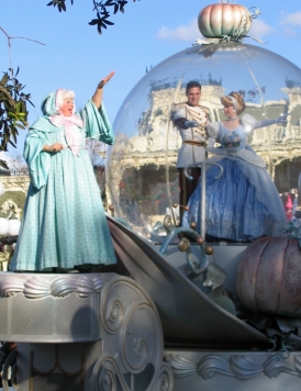 Cinderella,Prince Charming and Fairy Godmother