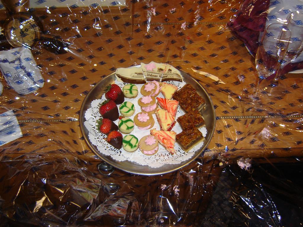Close up of goodies (whoops! we broke the ship)
