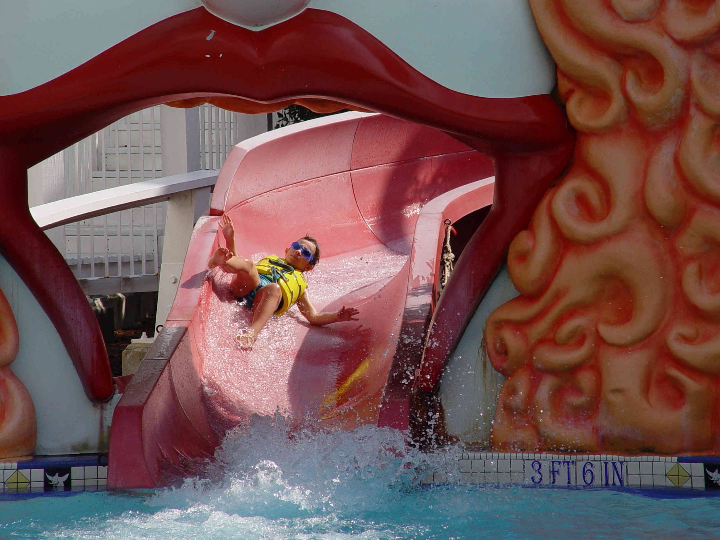 Clown Slide at Luna Park Pool