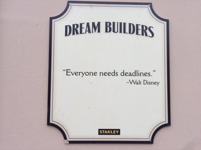 Construction Wall Sign - Epcot 09-09-2017