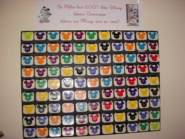 Countdown calendar