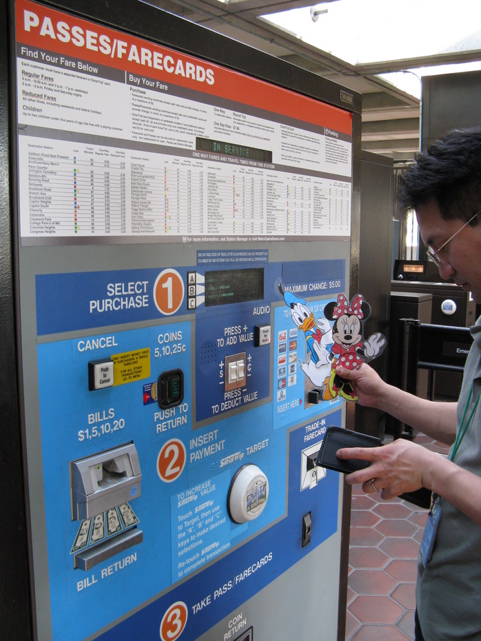 D.C. Metro Farecard