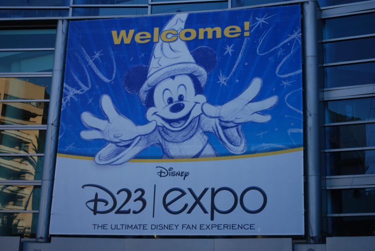 D23 Expo Anaheim Convention Center Entrance Sign 2