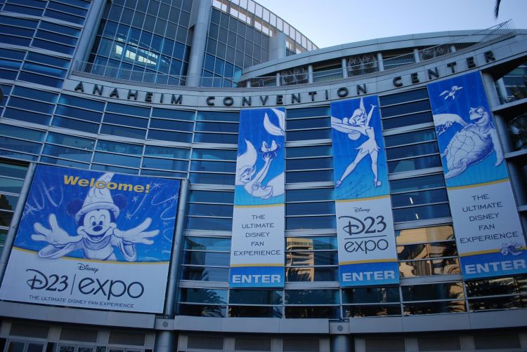 D23 Expo Anaheim Convention Center Entrance Signs 1