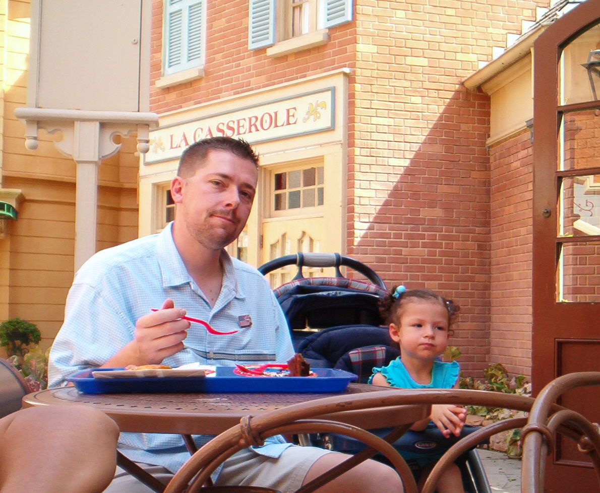 Daddy w/ Belle in Paris