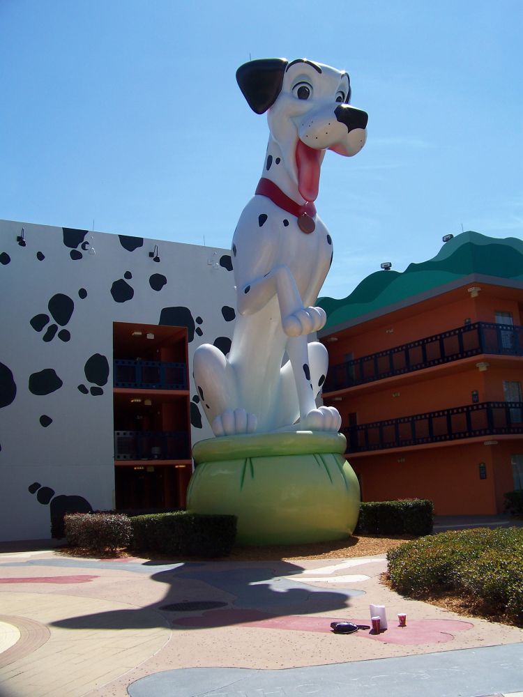 Dalmation guarding our door =)
