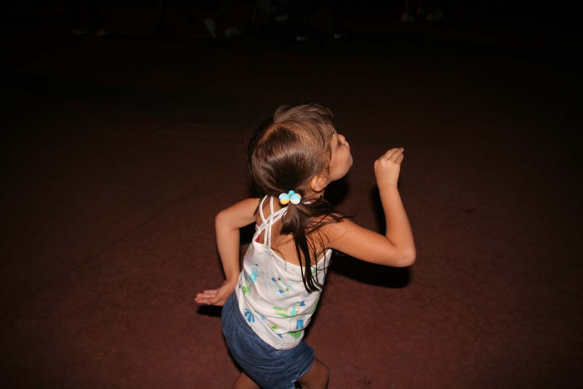 Dancin' while waiting for Illuminations.