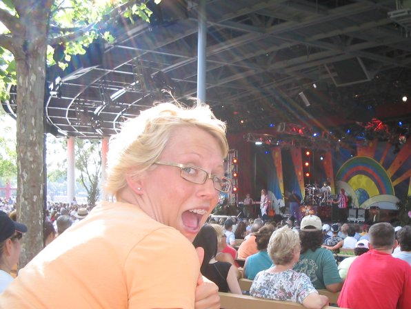 Daughter at EPCOT Concert