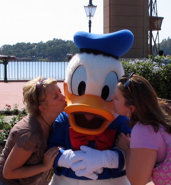 Daughter & Friend with Donald