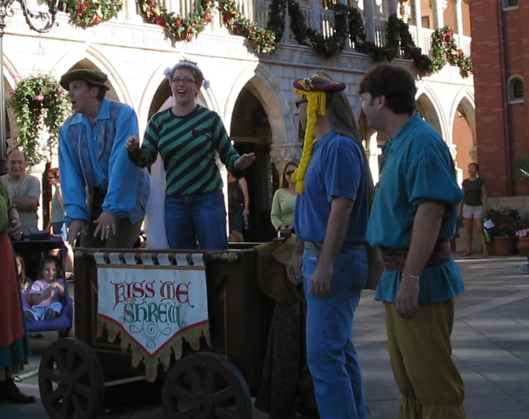 Daughter in Street Show - Italy - Epcot