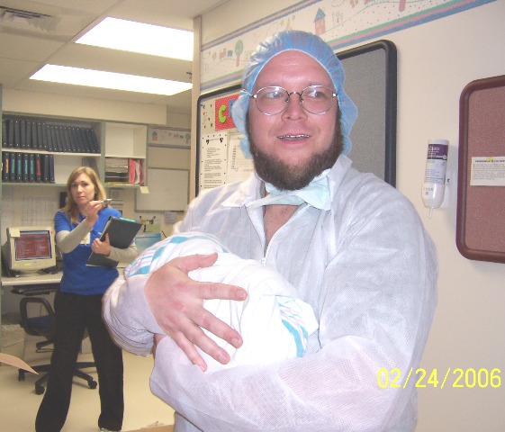 Dave and Newborn Amelia