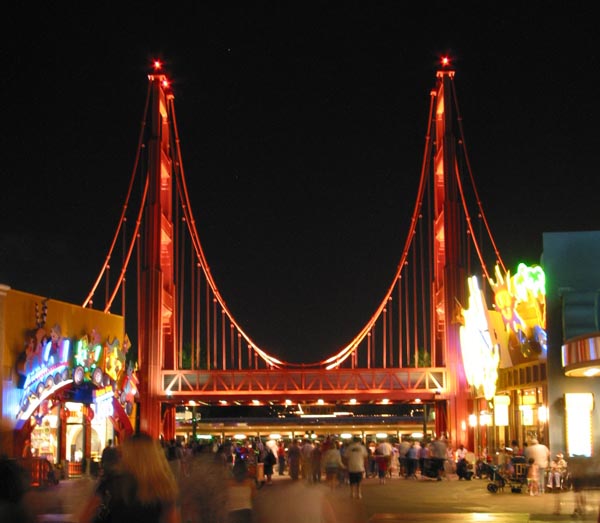 DCA Bridge at Night