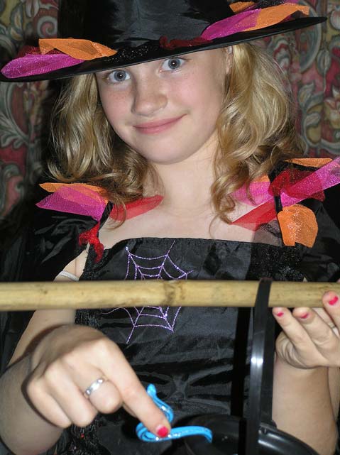 DD Jade dressed up for Halloween