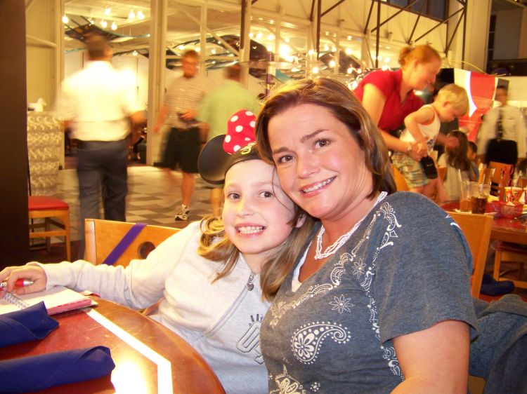 Deanna & Emma at Chef Mickey's