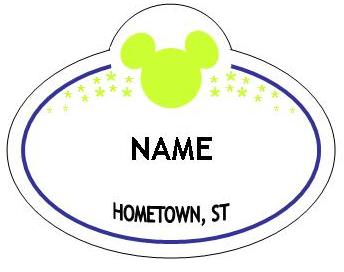 DIS Meet Name Tag - Cast Member-ish