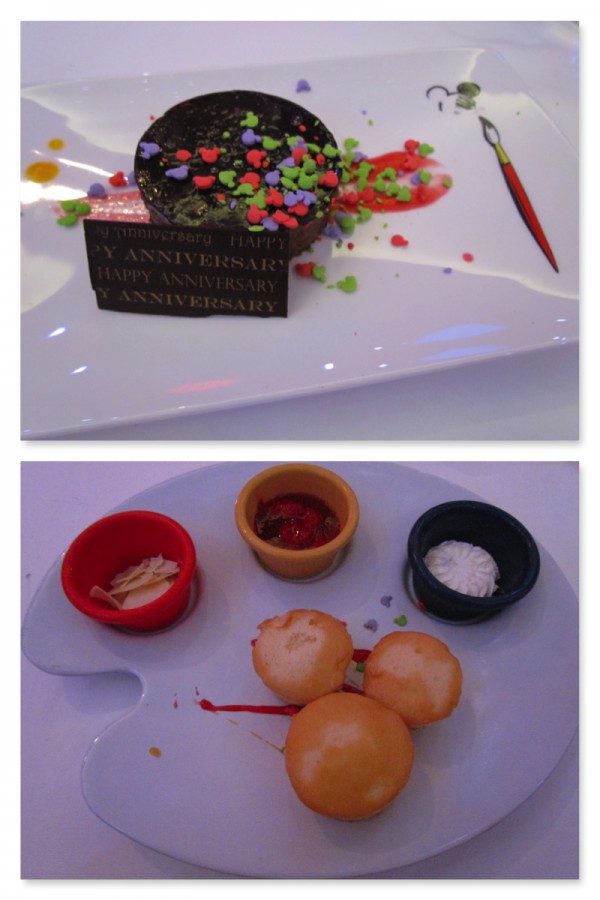 Disney Fantasy - Animator's Palate desserts