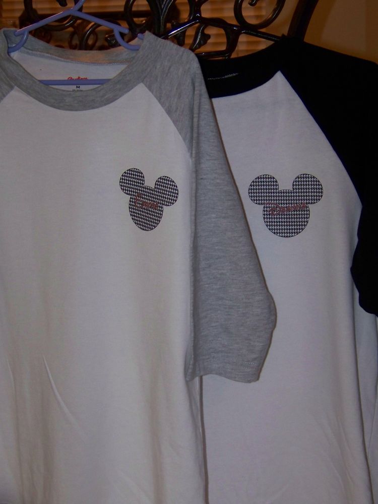 Disney iron-on shirts