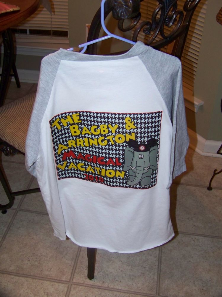 Disney iron-on shirts