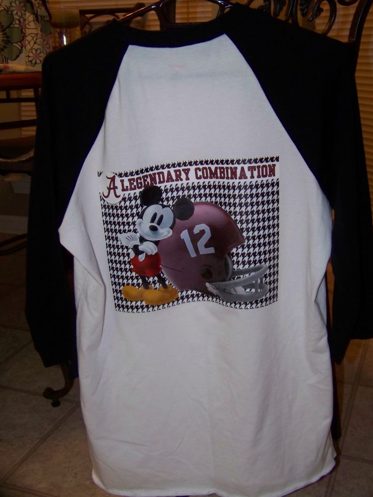 Disney iron-on shirts