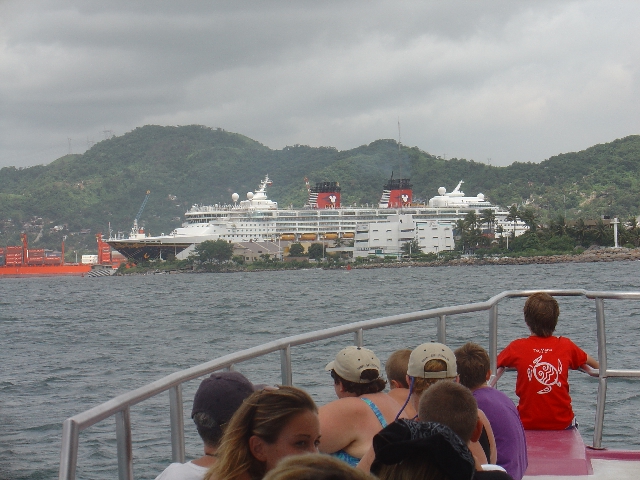 Disney Magic Docked in Manzanillo Mexico