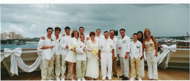 Disney Wonder  50 th Wedding Anninversary Family Photo