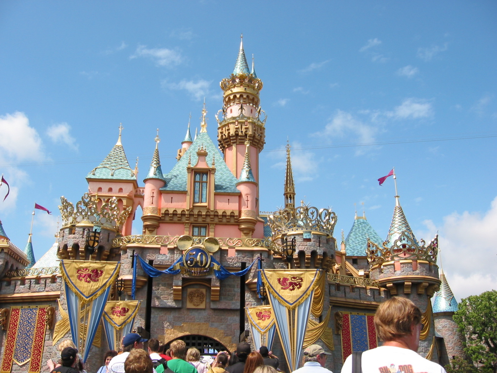 Disneyland Castle - 50th Celebration