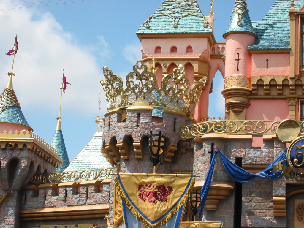 Disneyland Castle - 50th Celebration