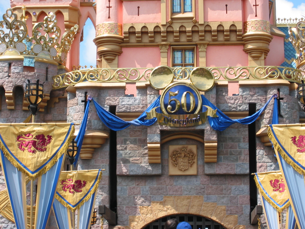 Disneyland Castle - 50th Celebration