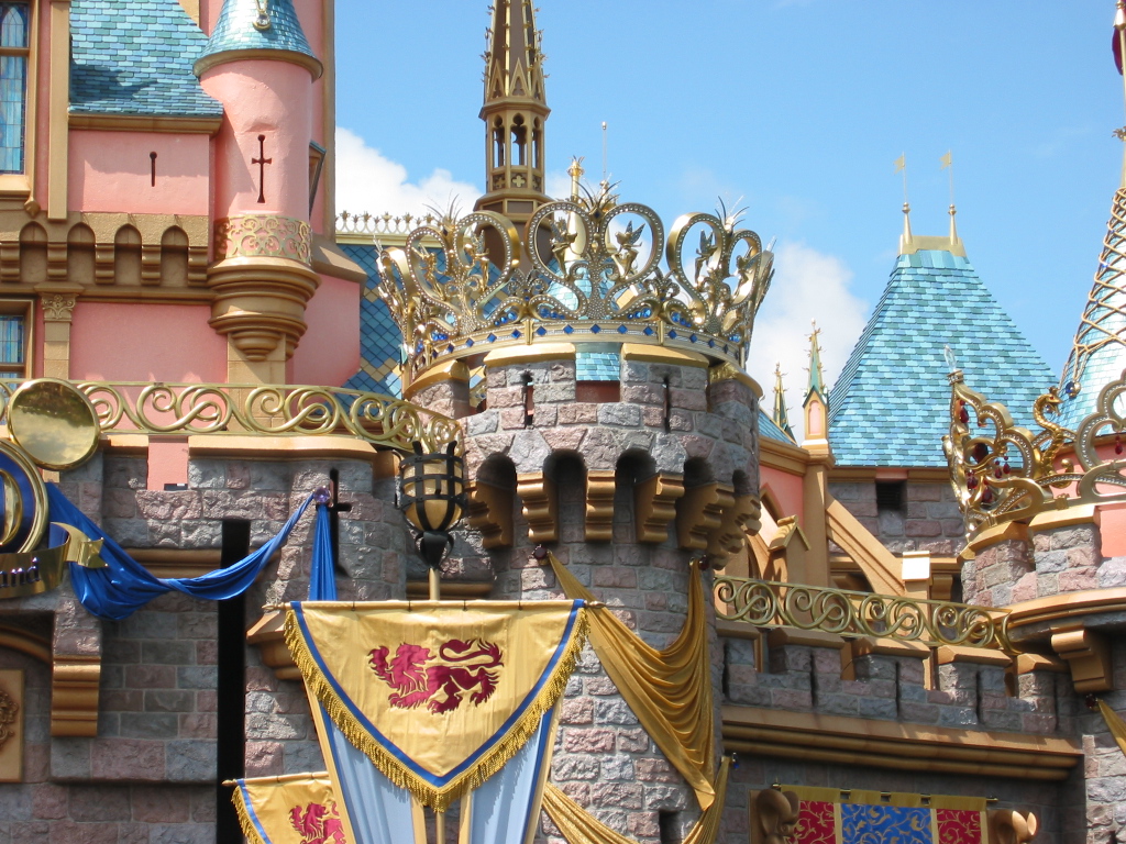 Disneyland Castle - 50th celebration