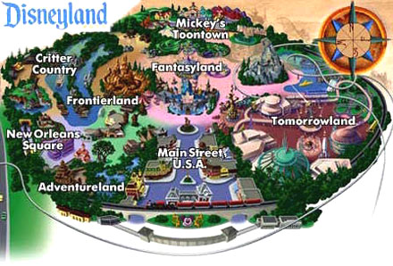 Disneyland Map