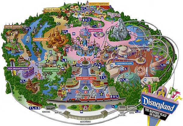 Disneyland Map