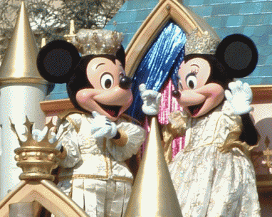 Disneyland Mickey and Minnie