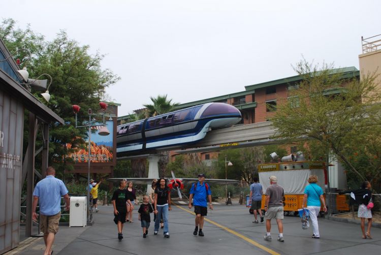 Disneyland Monorail Mark VII Blue in DCA