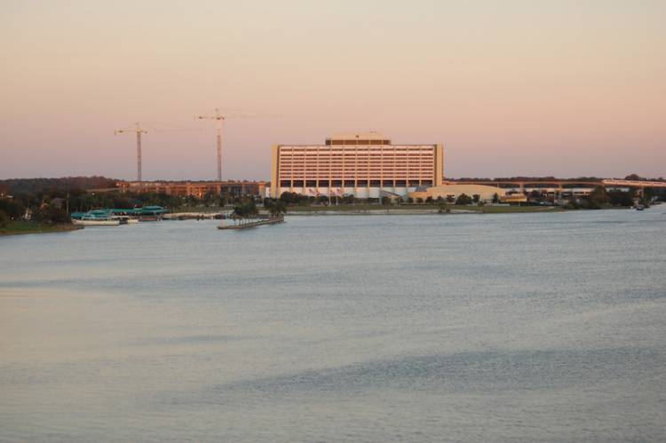Disney's Contemporary Resort from the WDW monorail