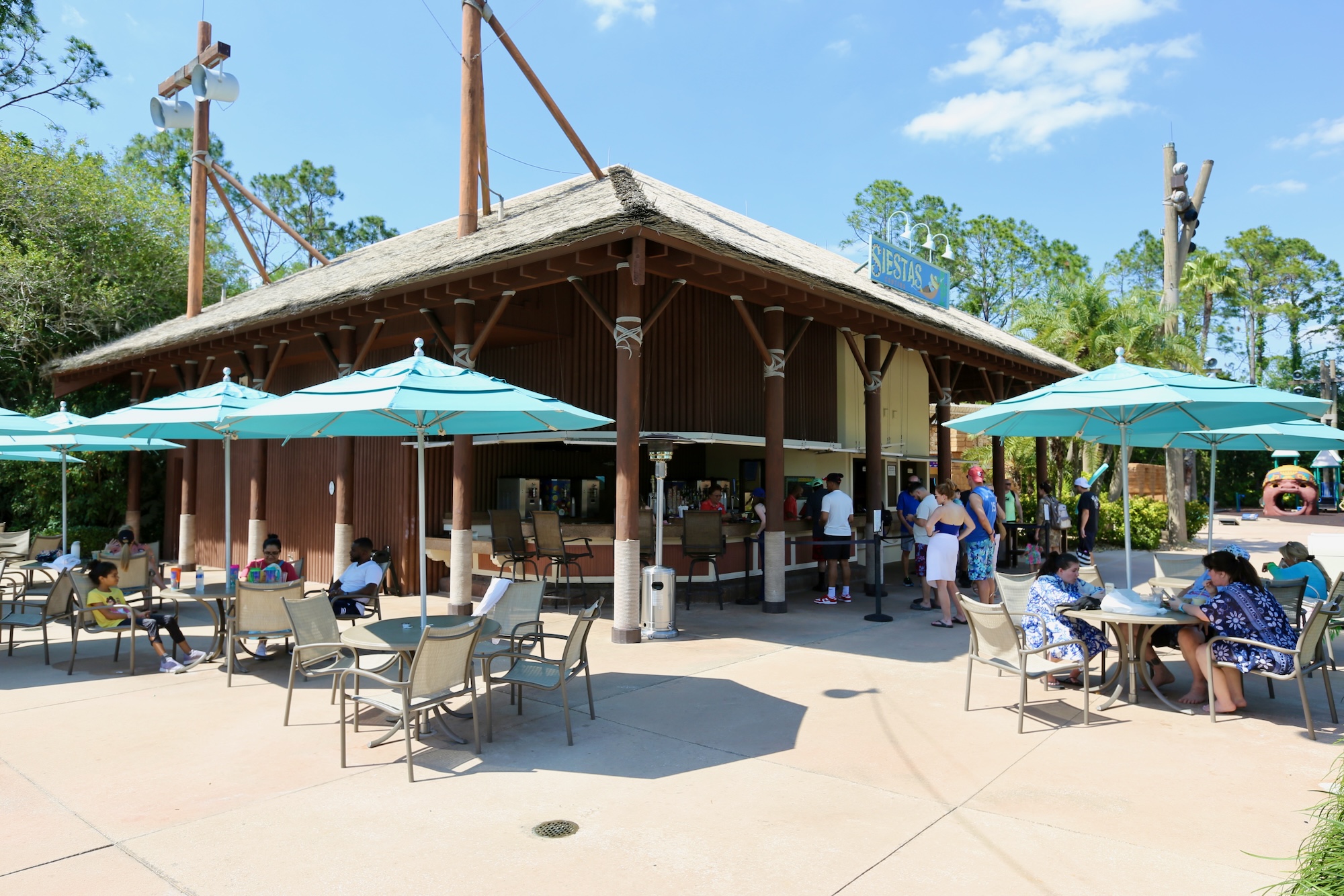 Siestas Cantina pool bar at Walt Disney World Resort