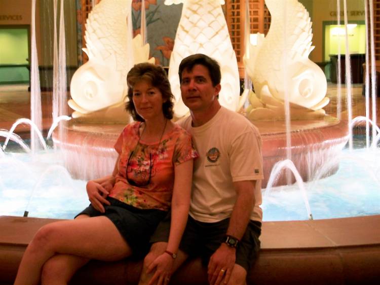 dolphin fountain