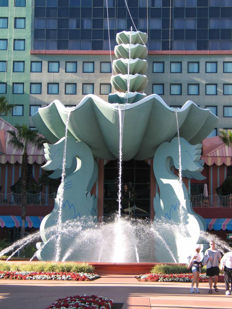Dolphin fountain