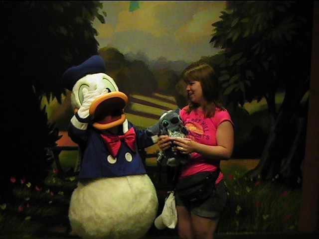 Donald laughing at Stitcherella