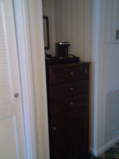 Dresser and Coffee pot