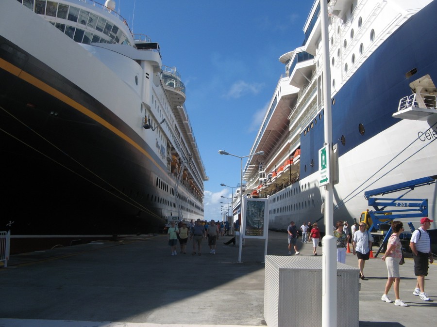 Dueling ships! Magic VS Eurodam